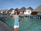 China Waterproof Romantic Bungalow For Mobile Villa , Bora Bora Overwater Bungalow factory
