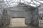 China Fireproof Light Steel Frame Metal Car Shed With Steel Sheet Cladding factory