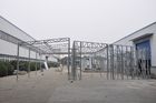 China Waterproof Prefabricated Sheds / Metal Car Sheds With Galvanized Steel Frames factory